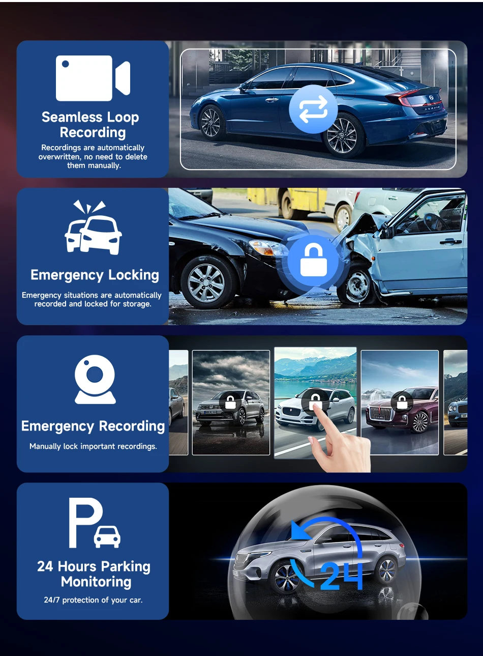 11.26 Inch 4K DVR Wireless CarPlay & Android Auto Dash Cam Bluetooth Audio GPS Navigation Dashboard Dual Lens Video Recorder 11.26 Inch 4K DVR Wireless CarPlay & Android Auto Dash Cam Bluetooth Audio GPS Navigation Dashboard Dual Lens Video Recorder
