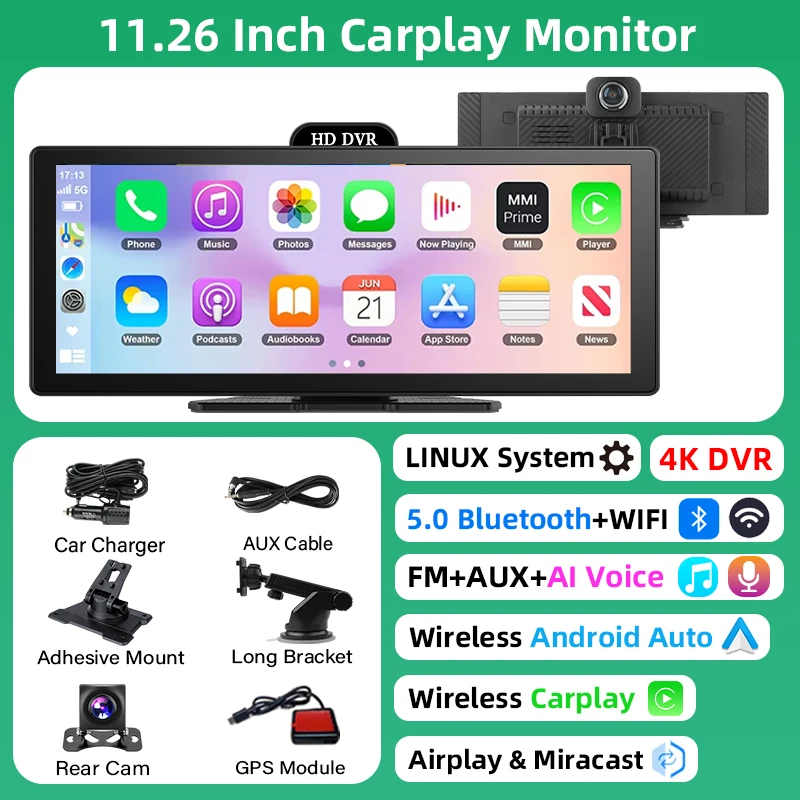 K39-4K Dual Cam GPS