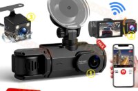 WIFI APP Control Car Dvr 2/3 Channel 1080P Dash Cam for Cars Front and Rear View Recorder Video Car Camera for Car Assecories