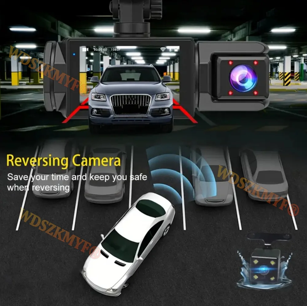 WIFI APP Control Car Dvr 2/3 Channel 1080P Dash Cam for Cars Front and Rear View Recorder Video Car Camera for Car Assecories WIFI APP Control Car Dvr 2/3 Channel 1080P Dash Cam for Cars Front and Rear View Recorder Video Car Camera for Car Assecories