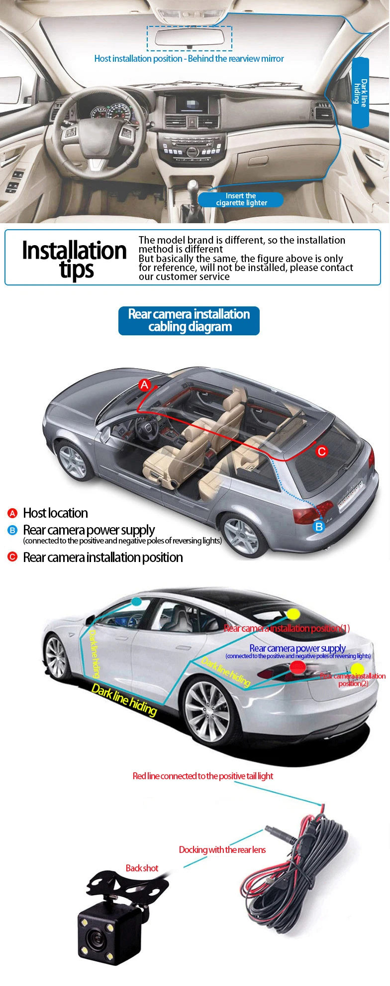 WIFI APP Control Car Dvr 2/3 Channel 1080P Dash Cam for Cars Front and Rear View Recorder Video Car Camera for Car Assecories WIFI APP Control Car Dvr 2/3 Channel 1080P Dash Cam for Cars Front and Rear View Recorder Video Car Camera for Car Assecories