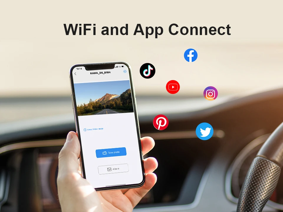 1440P KAWA Car DVR D6 Dash Cam 2K Video Recorder WiFi/App/Voice Control Dash Camera WDR G sensor Night Vision Hidden Dashcam 1440P KAWA Car DVR D6 Dash Cam 2K Video Recorder WiFi/App/Voice Control Dash Camera WDR G sensor Night Vision Hidden Dashcam