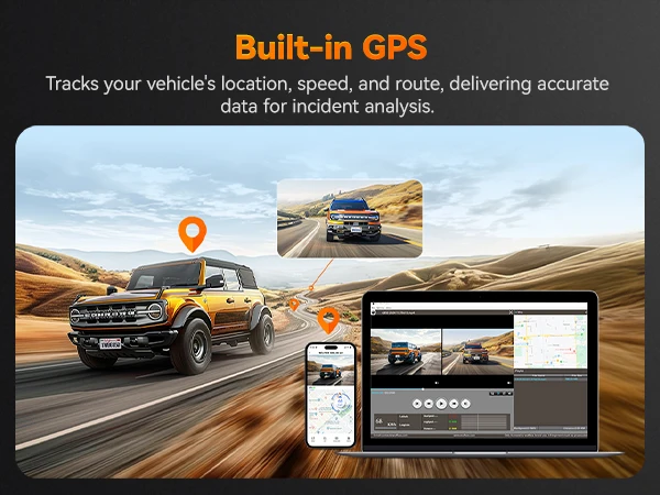 WOLFBOX G850 Front and Rear 4K 5.8Ghz WIFI Voice Control Dash Cam Car Camera WDR 1080P Dash Camera GPS Night Vision 24H Parking WOLFBOX G850 Front and Rear 4K 5.8Ghz WIFI Voice Control Dash Cam Car Camera WDR 1080P Dash Camera GPS Night Vision 24H Parking