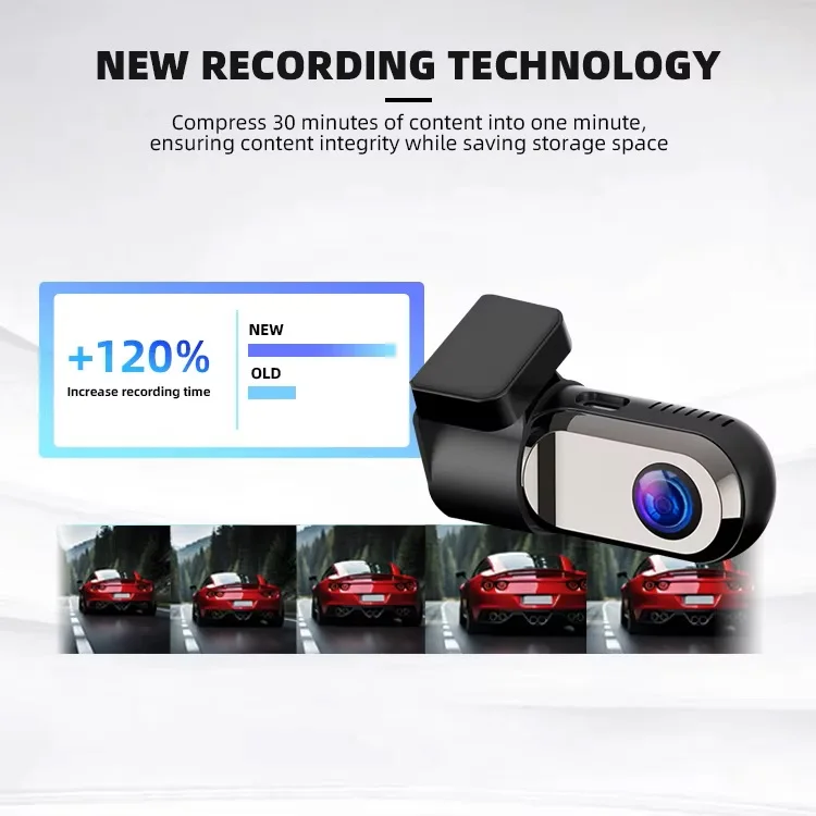 TAVALER Mini HD Car Video Recorder DVR Dash Cam 24 Hours Parking Monitor Car  Driving Record 720P/1080P HD USB/WIFI Dash Camera