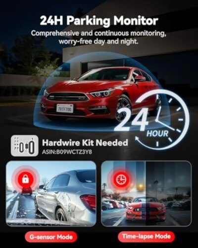 REDTIGER F7N PRO Dash Camera 4K Video Recorder  Built In WiFi GPS FOV 170 Dash Cam With SONY STARVIS 2 SENSOR Night Vision - Image 5
