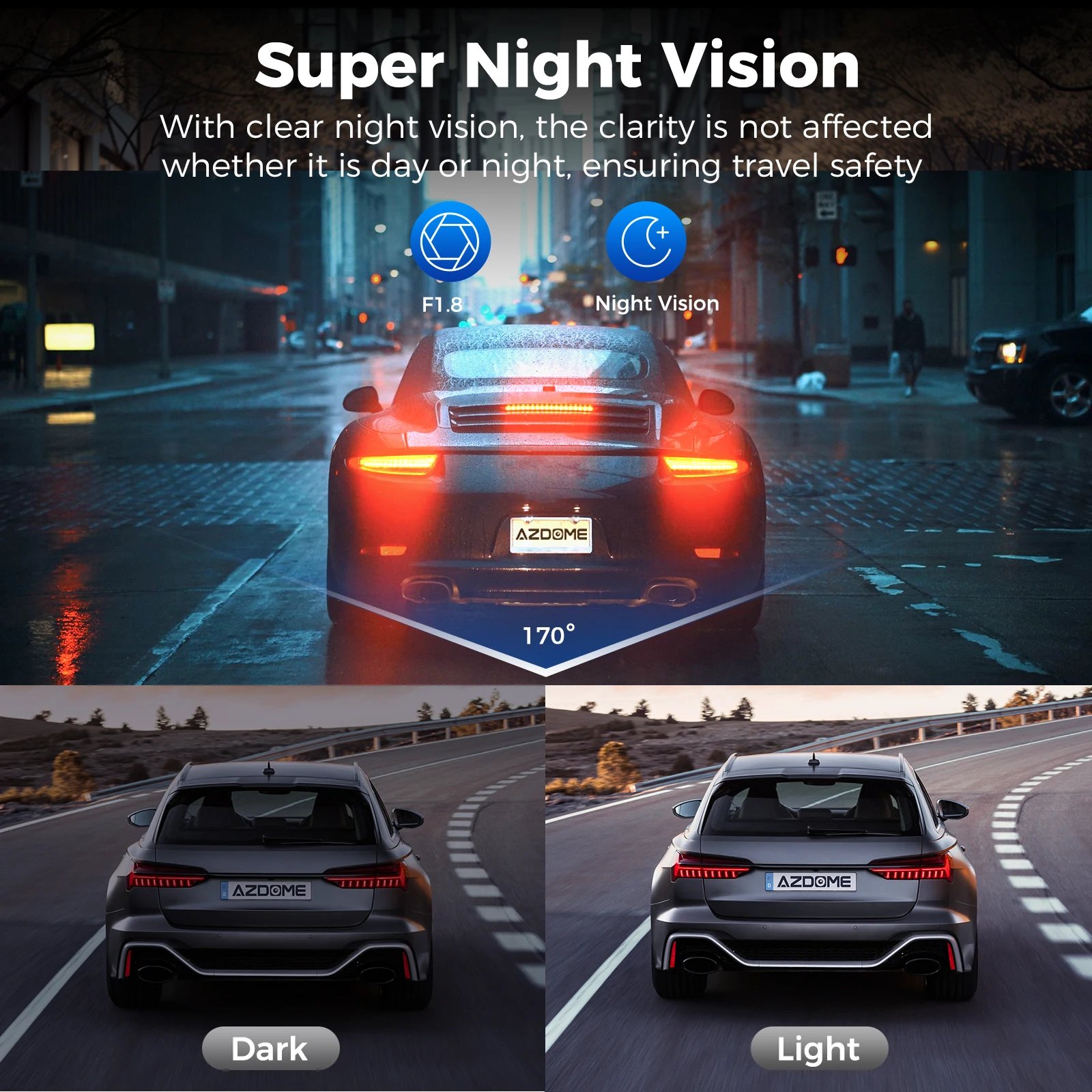 AZDOME Dash Cam V600 2.4