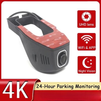 HD 4K 2160P WiFi Car DVR Dash Cam Camera 1080P 1600P 2K24H Parking Monitor APP Control Car Driving Video Recorder for all cars