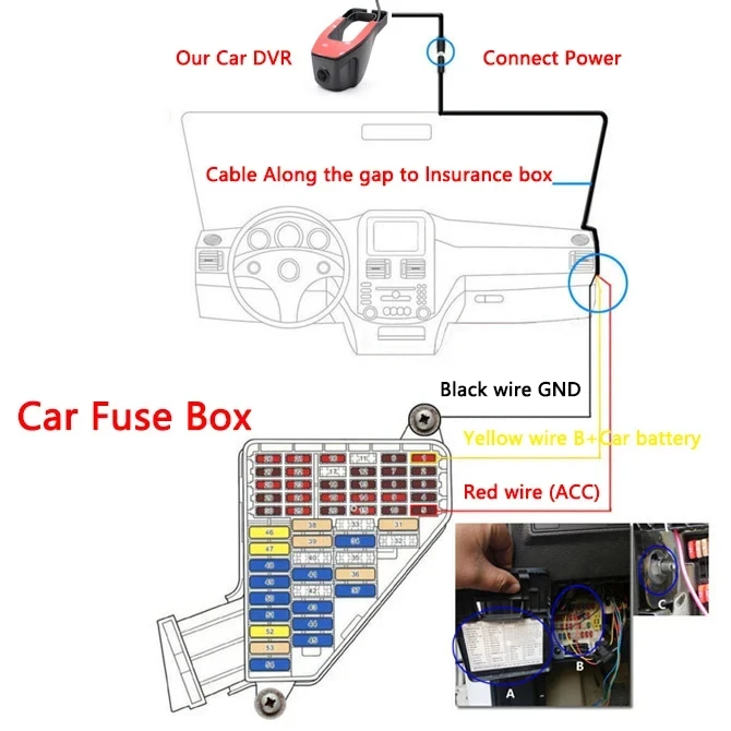 HD 4K 2160P WiFi Car DVR Dash Cam Camera 1080P 1600P 2K24H Parking Monitor APP Control Car Driving Video Recorder for all cars