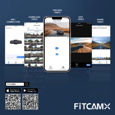 4K Dash Cam for BMW 1 Series (F40 F20 F21) 2 Series(G42 F22 F23), Fitcamx 2160P Car DVR WIFI Connection APP Control Easy to Use - Image 6