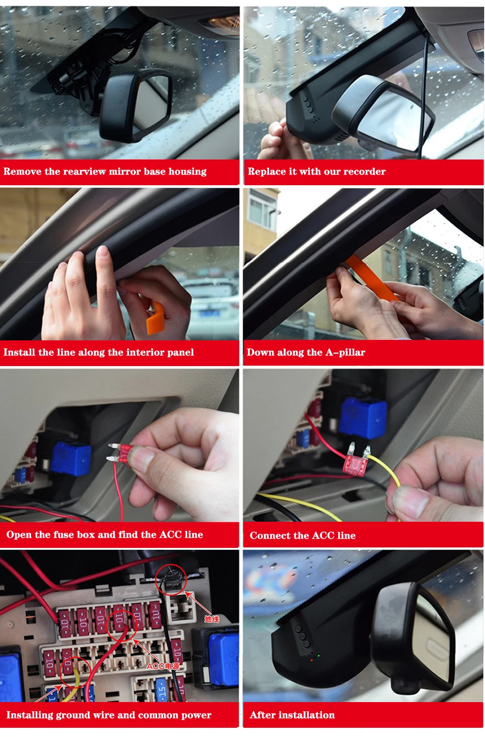 1K 2K 4K Car Dash Cam For Volkswagen VW Golf Sportsvan 7 Polo Passat Eos Bora Touran Tiguan Magotan B8 Jetta Car Dvr Recorder