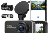 4K WiFi Dual Dash Cam Real 4K Optional rear/ cabin cam Installation 3"IPS NightVision 24H Parking Mode Dashboard Camera Recorder