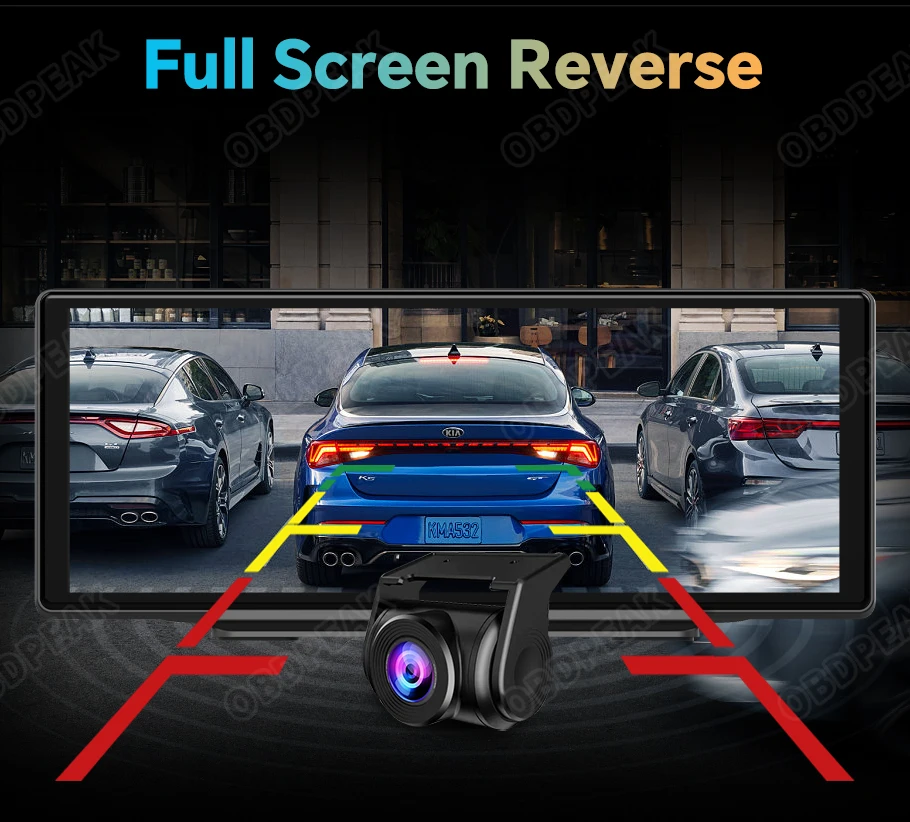 OBDPEAK K50 10.26'' Dashboard 4G+64G Android 13 AI Screen Dash Cam GPS Navigation Carplay Android AUTO Dual Lens Video Recorder OBDPEAK K50 10.26'' Dashboard 4G+64G Android 13 AI Screen Dash Cam GPS Navigation Carplay Android AUTO Dual Lens Video Recorder
