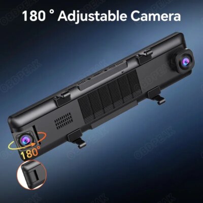 2.5K 11.26 Inch 3 Channel Dash Cam GPS with Wireless Apple Carplay & Android Auto Voice Control Backup Camera IR Night Vision - Image 5
