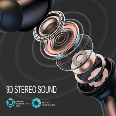 Original Thinkplus Wireless Bluetooth Earphones ANC Noise Reduction Earbuds HD Mic Call Gamer Earbuds LED Touch Screen Control - Image 5