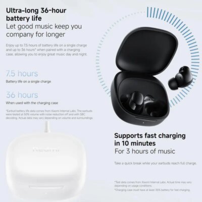 New Xiaomi Redmi Buds 6 Play Wireless Bluetooth Earphone, AI Noise Reduction, BT5.4, Touch Control Wireless Earphone 5 EQ Modes - Image 4