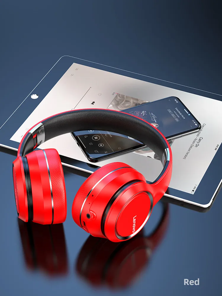 Lenovo HD200 Bluetooth Earphones Over-ear Foldable Computer Wireless Headphones Noise Cancellation HIFI Stereo Gaming Headset Lenovo HD200 Bluetooth Earphones Over-ear Foldable Computer Wireless Headphones Noise Cancellation HIFI Stereo Gaming Headset