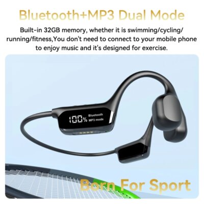 Xiaomi Mijia Bone Conduction Earphones IPX8 Waterproof Headset for Swimming Bluetooth 5.4 Wireless Sport Headphones MP3 32G RAM - Image 6