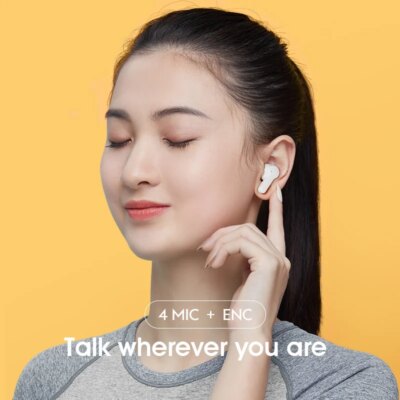 QCY T13 Bluetooth Headphone V5.1 Wireless TWS Earphone Touch Control Earbuds 4 Microphones ENC HD Call Headset Customizing APP - Image 2