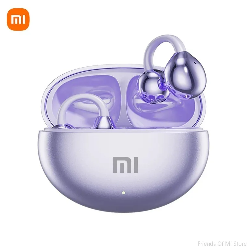 Xiaomi Open Ear Clip Earbuds ENC Wireless Bluetooth5.4 Headphone Noise Cancelling Earphone With Mic For Android iOS Xiaomi Open Ear Clip Earbuds ENC Wireless Bluetooth5.4 Headphone Noise Cancelling Earphone With Mic For Android iOS