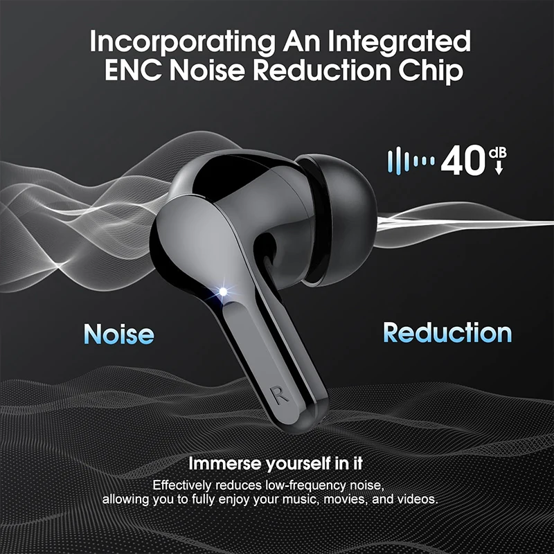 Wireless Earbuds BT5.3 Headphones HiFi Stereo EarBuds with ENC Noise Cancelling Mic 48H LED Display IP7 Waterproof Earphones Wireless Earbuds BT5.3 Headphones HiFi Stereo EarBuds with ENC Noise Cancelling Mic 48H LED Display IP7 Waterproof Earphones