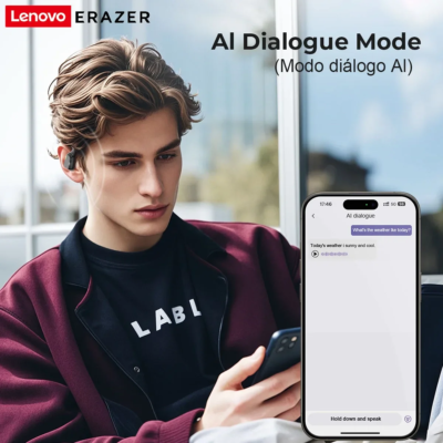 AI EarphoneTranslator Erazer XP6 Bluetooth Earphones Sleep ASMR Headset DIY Equalizer APP AI Wireless Headphones Office Travel - Image 2