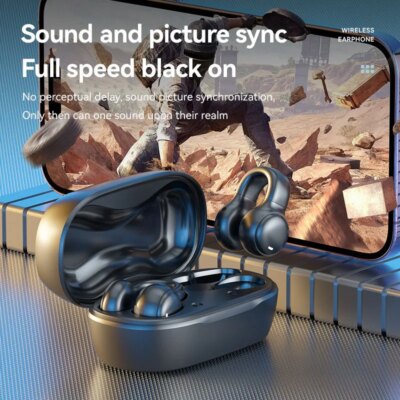 High Quality Bone Conduction Wireless Earphones Bluetooth Noise Reduction Sports Gaming Earphones Suitable For Xiaomi Iphone - Image 4
