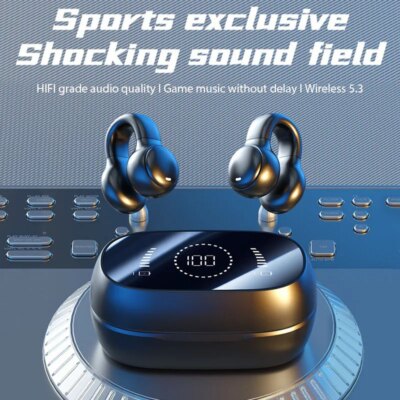 High Quality Bone Conduction Wireless Earphones Bluetooth Noise Reduction Sports Gaming Earphones Suitable For Xiaomi Iphone - Image 3