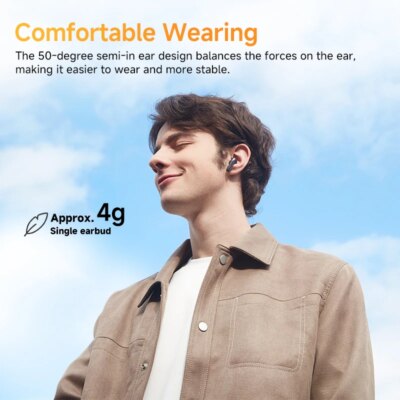 QCY HT10 AilyBuds Pro+ ANC Wireless Earphone Hi-Res Audio with LDAC Bluetooth 5.3 Earbuds 6 Mic AI HD Call Multipoint Connection - Image 6