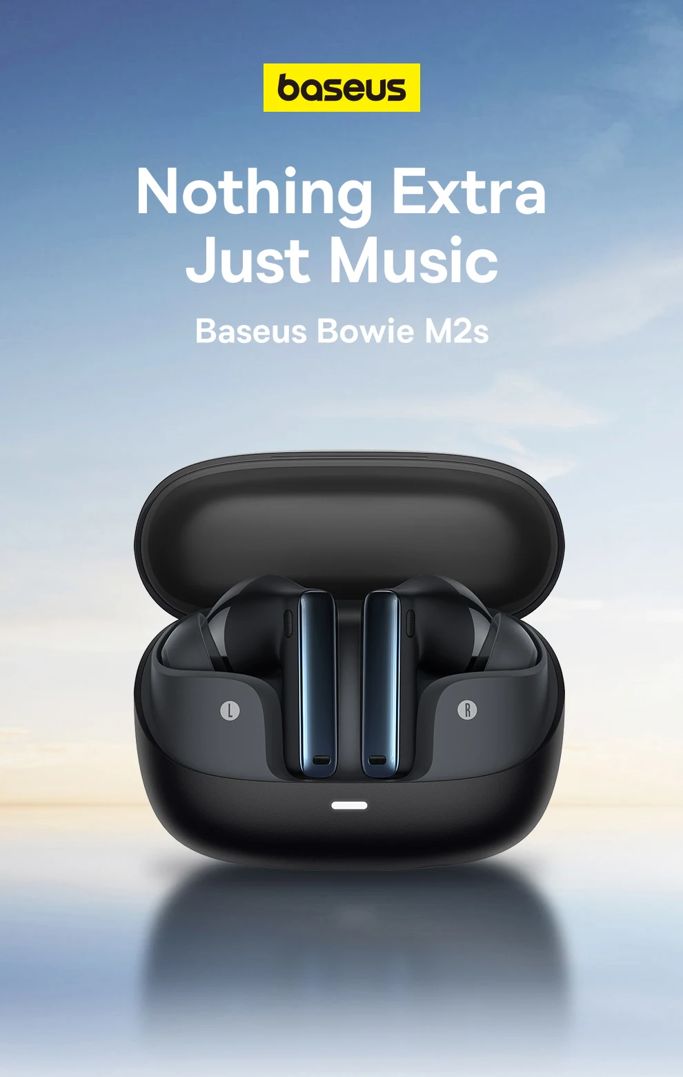 Baseus Bowie M2s ANC Earphone Bluetooth 5.3 Hybrid -48dB Noise Cancellation Wireless Headphone Support 3D Spatial Audio Earbuds Baseus Bowie M2s ANC Earphone Bluetooth 5.3 Hybrid -48dB Noise Cancellation Wireless Headphone Support 3D Spatial Audio Earbuds