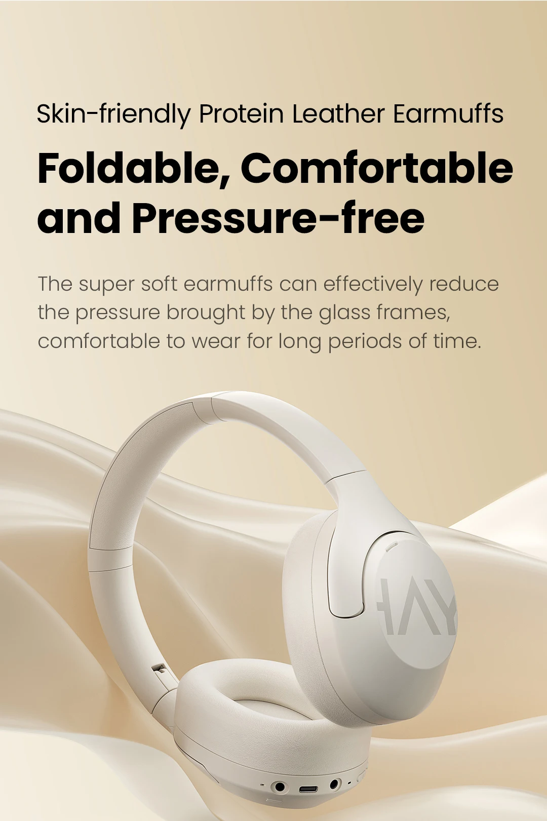HAYLOU S30 Wireless Bluetooth 5.4 Headphones 43dB Adaptive Noise Cancelling Headsets 40mm Driver 80H Playtime Earphones HAYLOU S30 Wireless Bluetooth 5.4 Headphones 43dB Adaptive Noise Cancelling Headsets 40mm Driver 80H Playtime Earphones