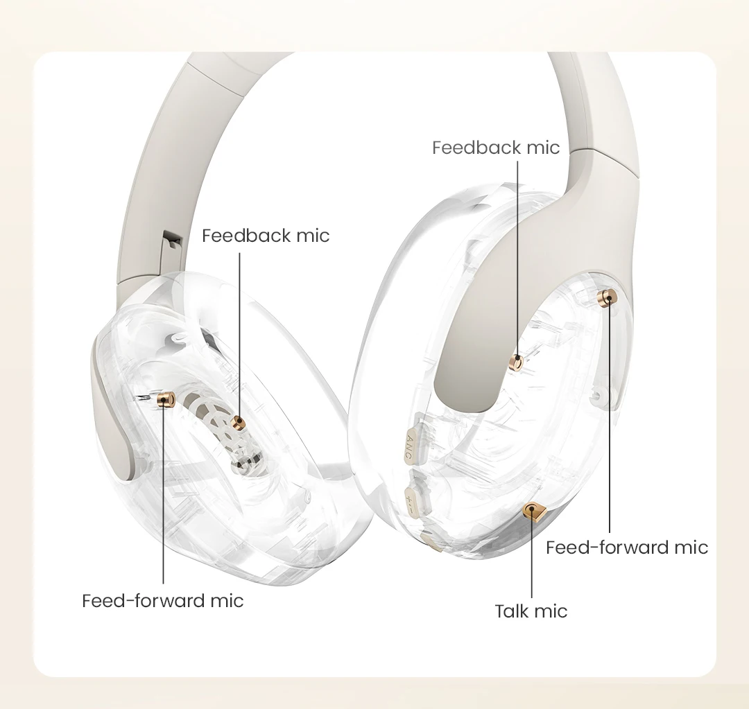 HAYLOU S30 Wireless Bluetooth 5.4 Headphones 43dB Adaptive Noise Cancelling Headsets 40mm Driver 80H Playtime Earphones HAYLOU S30 Wireless Bluetooth 5.4 Headphones 43dB Adaptive Noise Cancelling Headsets 40mm Driver 80H Playtime Earphones