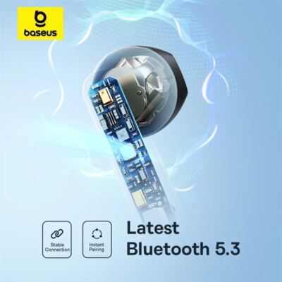 Baseus Bowie E16 Wireless Earphone Bluetooth 5.3 Earphones 30H Long Battery Life IPX4 Waterproof True Wireless Headphone Earbuds - Image 6