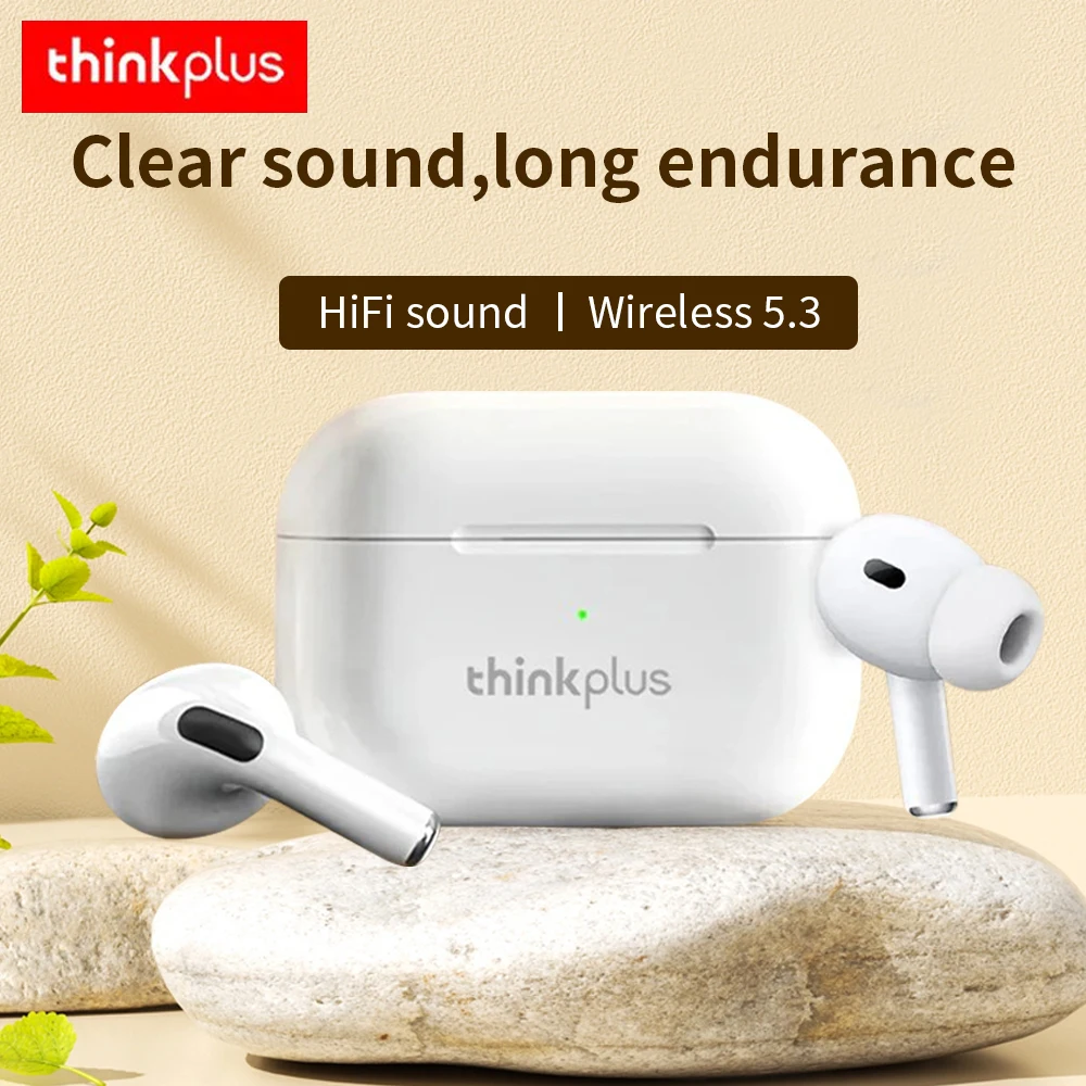 Original Thinkplus Bluetooth Earphones Wireless Headset In-ear Headphones With Microphone HiFi Stereo Touch Control