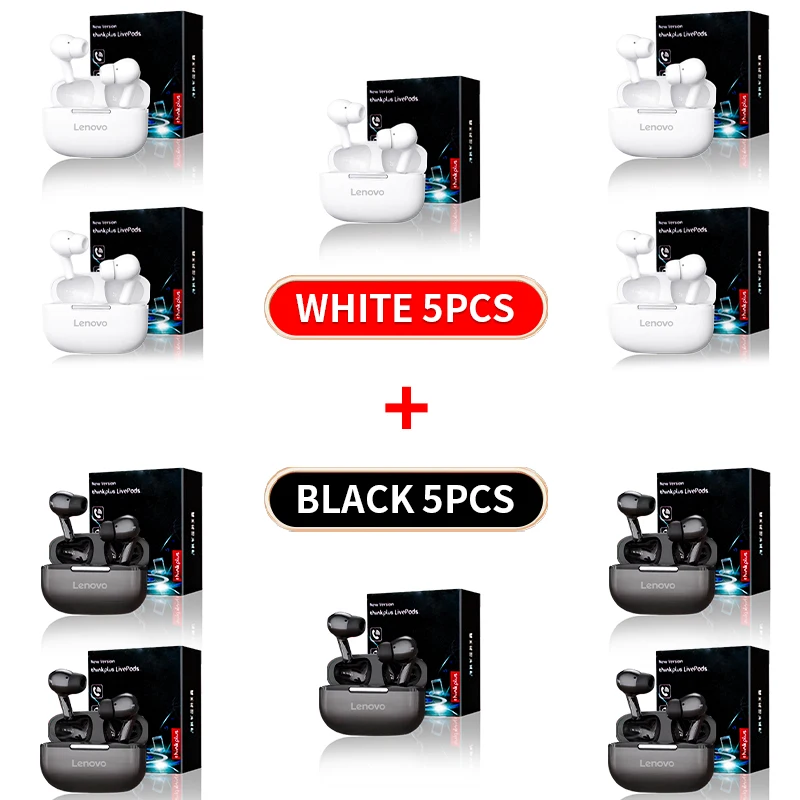 5PC White 5PC Black