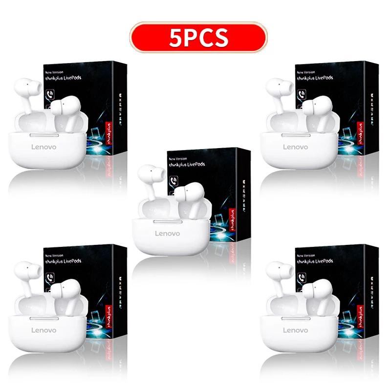 5 PCS White