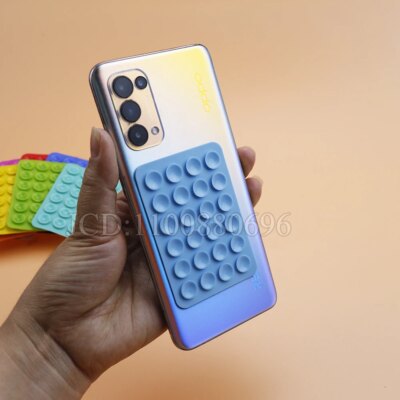 2PCS Double Side Silicone Pad For Mobile Phone Fixture Suction Cup Backed Adhesive Silicone Rubber Sucker Pad For Fixed Pad - Image 5