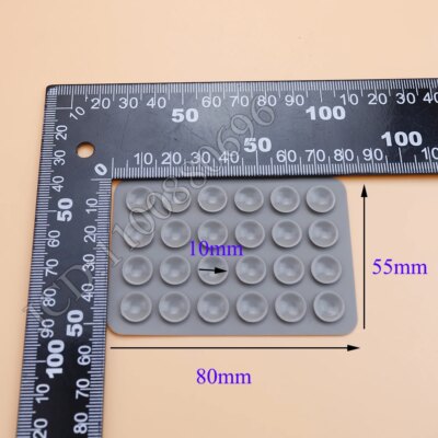 2PCS Double Side Silicone Pad For Mobile Phone Fixture Suction Cup Backed Adhesive Silicone Rubber Sucker Pad For Fixed Pad - Image 2