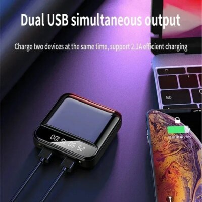 Xiaomi Power Bank 30000mAh Mini Power Bank Pocket Power Bank Small Portable Fast Charging Power Bank Mobile Phone Accessories - Image 2