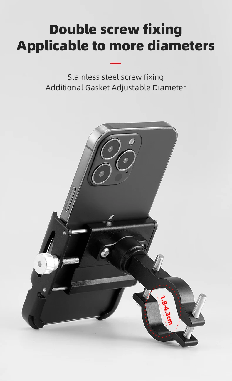 iBudim Bike Phone Holder 360 Rotation Bicycle Phone Holder for 4.7-7.0 inch Devices Motorcycle Handlebar Mobile Phone Stand iBudim Bike Phone Holder 360 Rotation Bicycle Phone Holder for 4.7-7.0 inch Devices Motorcycle Handlebar Mobile Phone Stand