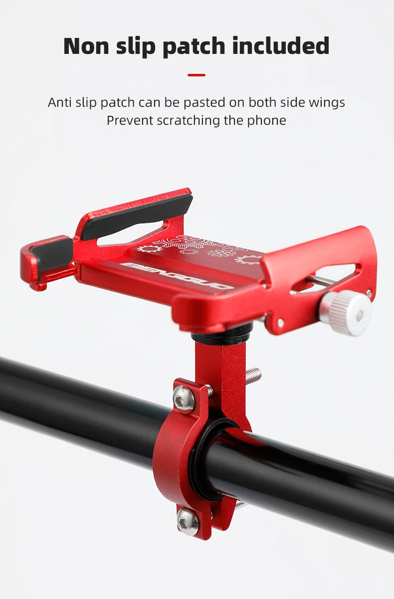 iBudim Bike Phone Holder 360 Rotation Bicycle Phone Holder for 4.7-7.0 inch Devices Motorcycle Handlebar Mobile Phone Stand iBudim Bike Phone Holder 360 Rotation Bicycle Phone Holder for 4.7-7.0 inch Devices Motorcycle Handlebar Mobile Phone Stand