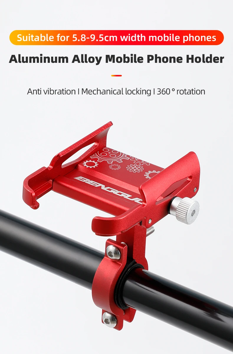 iBudim Bike Phone Holder 360 Rotation Bicycle Phone Holder for 4.7-7.0 inch Devices Motorcycle Handlebar Mobile Phone Stand iBudim Bike Phone Holder 360 Rotation Bicycle Phone Holder for 4.7-7.0 inch Devices Motorcycle Handlebar Mobile Phone Stand