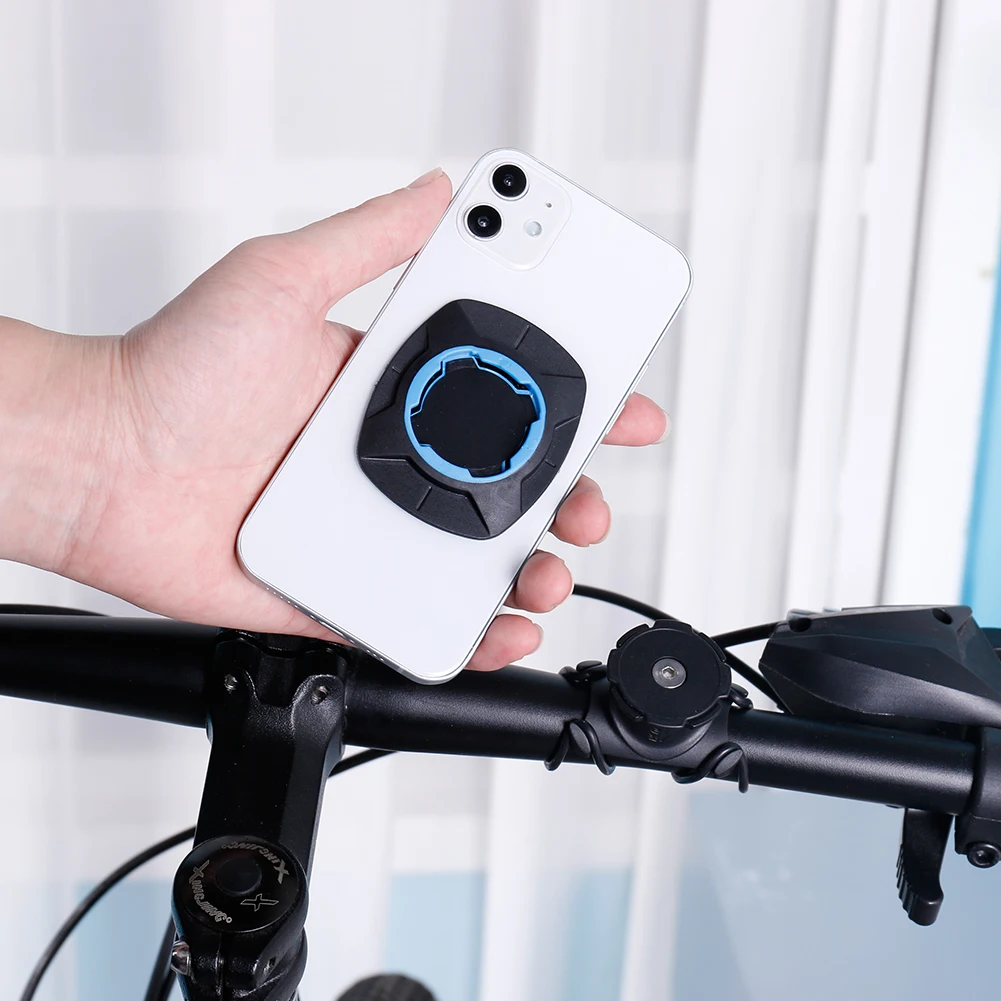 1-5Set Bicycle Handlebar Phone Stand Detachable Mountain Road Bicycle Phone Clamp Easy Install Scooter Phone Stand Accessories