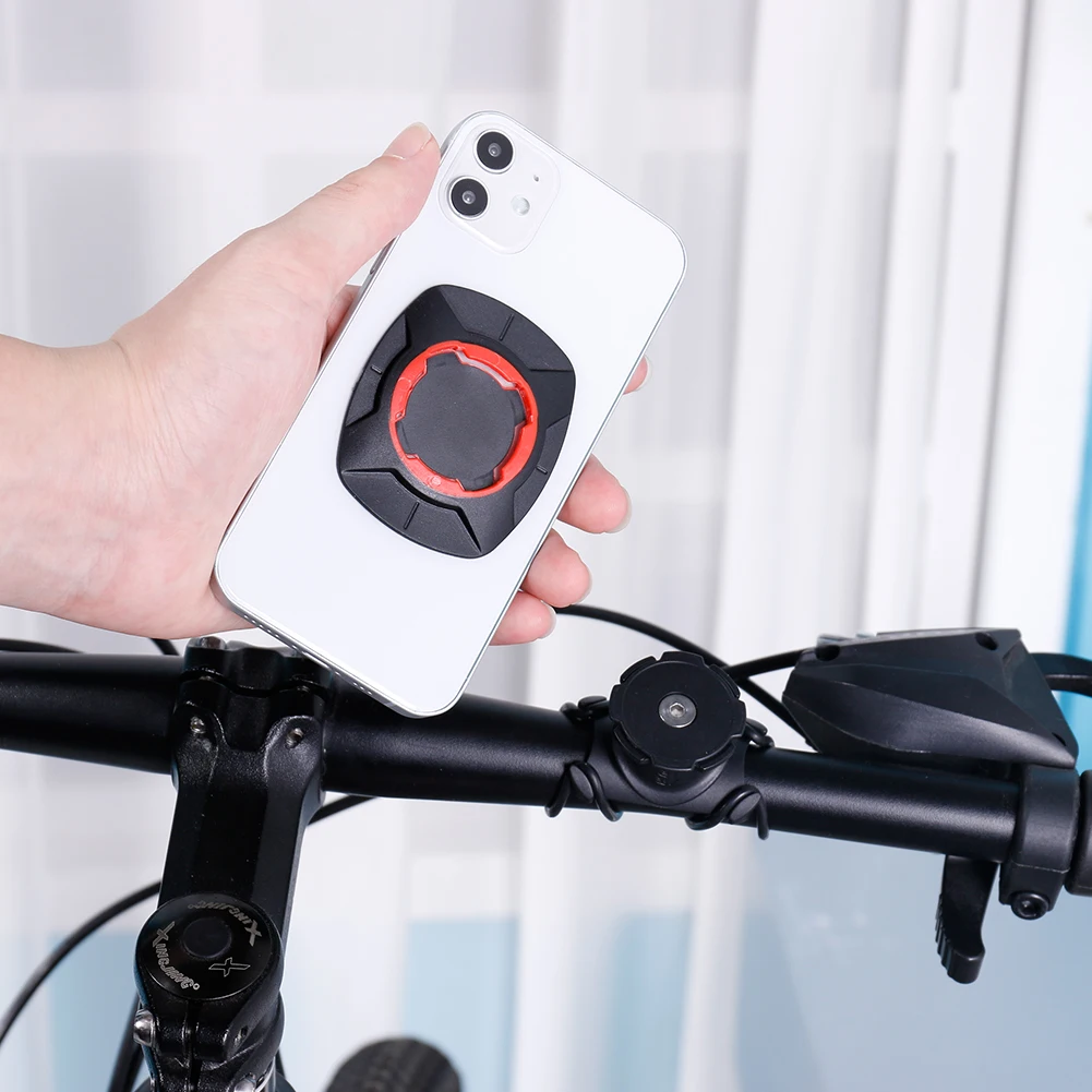 1-5Set Bicycle Handlebar Phone Stand Detachable Mountain Road Bicycle Phone Clamp Easy Install Scooter Phone Stand Accessories