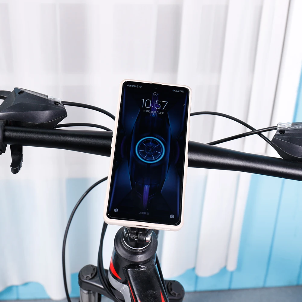 1-5Set Bicycle Handlebar Phone Stand Detachable Mountain Road Bicycle Phone Clamp Easy Install Scooter Phone Stand Accessories