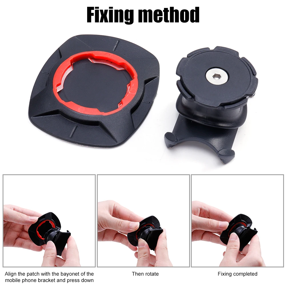 1-5Set Bicycle Handlebar Phone Stand Detachable Mountain Road Bicycle Phone Clamp Easy Install Scooter Phone Stand Accessories