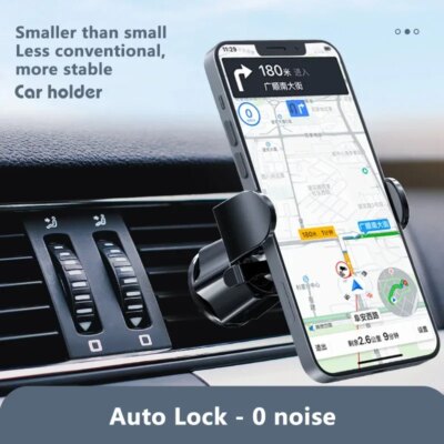 Car Phone Holder Air Vent Clip Mount Mobile Cell iPhone GPS Stand Cradle Suitable for 4.0-6.9 inch Cellphone Auto Accessories