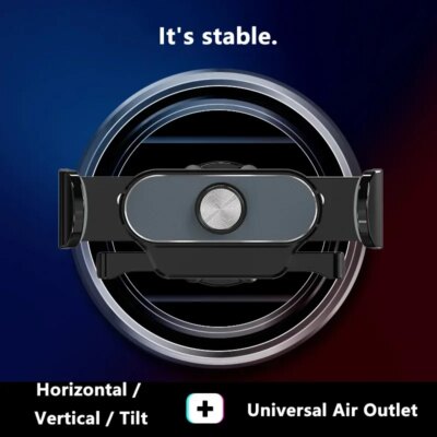Car Phone Holder Air Vent Clip Mount Mobile Cell iPhone GPS Stand Cradle Suitable for 4.0-6.9 inch Cellphone Auto Accessories - Image 4