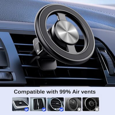 Magnetic Mobile Phone Fixed Bracket Air Vent Mount GPS Support Car Mobile Phone Holder 360 Degree Rotation Auto Accessories - Image 3