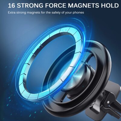Magnetic Mobile Phone Fixed Bracket Air Vent Mount GPS Support Car Mobile Phone Holder 360 Degree Rotation Auto Accessories - Image 2