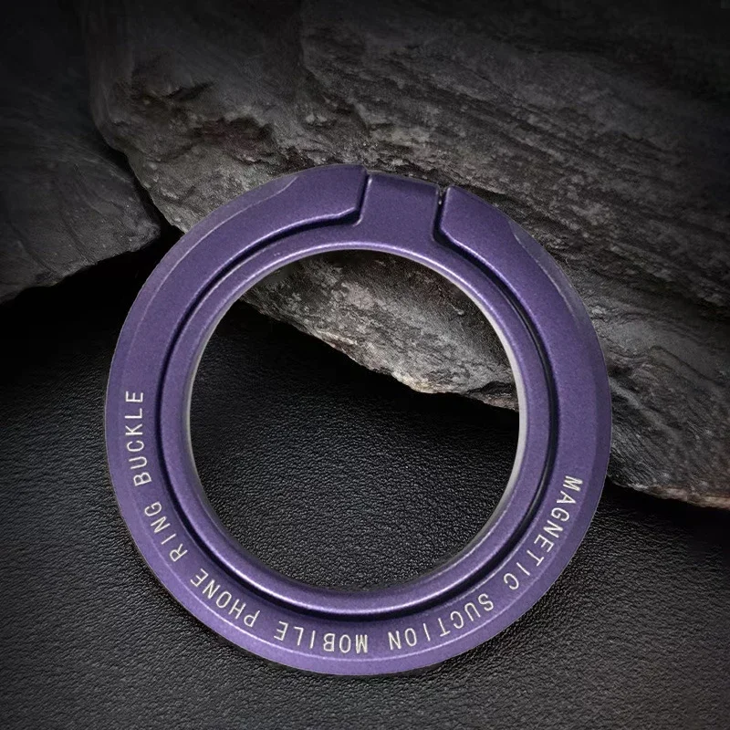 Magnetic Ring IPhone Holder For MagSafe Portable Mobile Phone Magnet Foldable Bracket Removable Grip Stand for iPhone Support